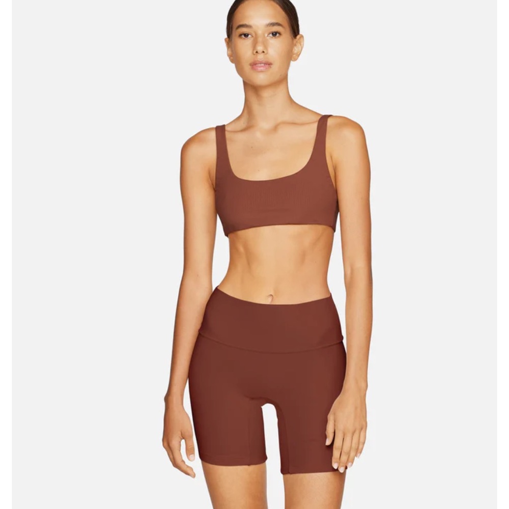 Mikoh Calita Bottom in Ribbed Koa | Resort ‘22